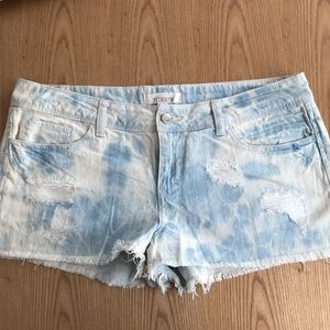 Denim shorts